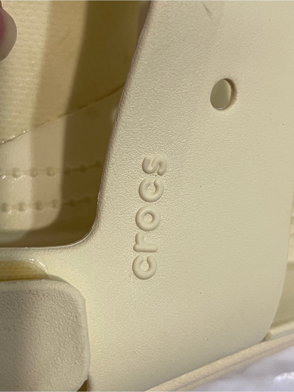 CROCS BROOKLYN 4U WEDGE Platform SANDAL BUTTER CREAM US W 9 - Picture 7 of 8